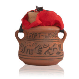 Egypt Wonder v originální dózičce z pálené hlíny - sypká perleť