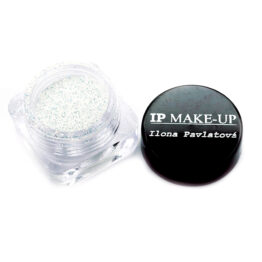 Glitr IP make-up - bílý se zlatými odlesky